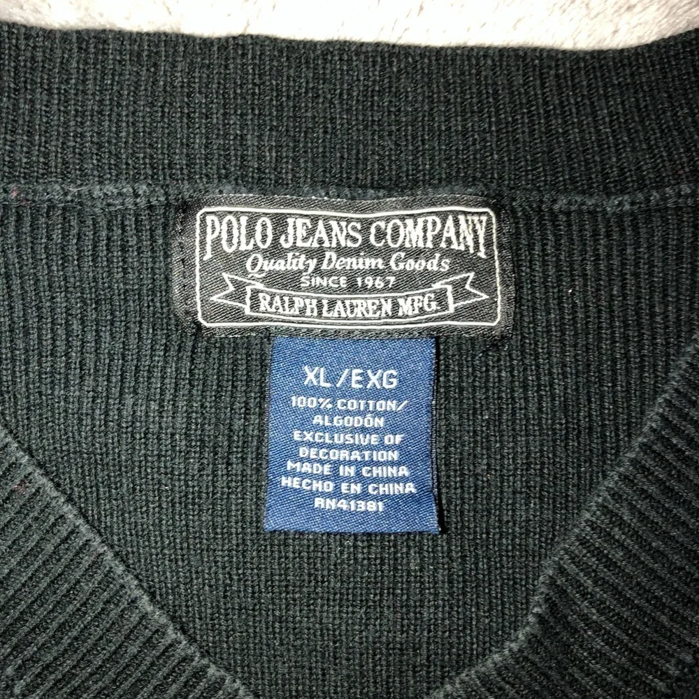 POLO JEANS CO Ralph Lauren XFG Cotton Pullover Sweater Sz XL